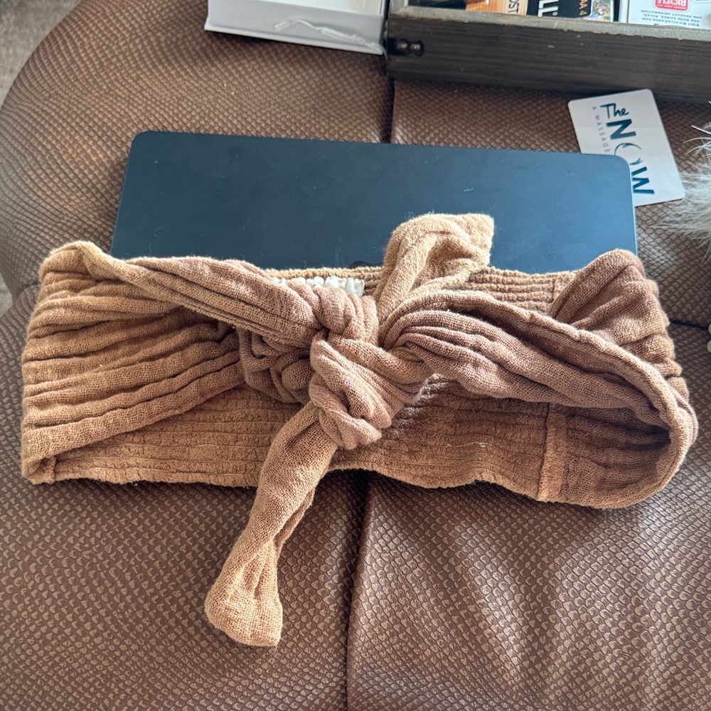 Jen's Pirate Booty brown tube tie top